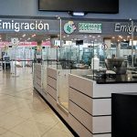 Migración Colombia en el aeropuerto el Dorado