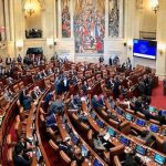 Recinto de la plenaria del Senado de la República
