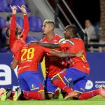 Deportivo Pasto derrotó 2-0 a Independiente Santa Fe en el estadio Departamental Libertad .Foto Dimayor