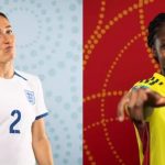 Lucy Bronze vs. Linda Caicedo,Inglaterra vs Colombia