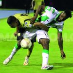 En duelo aplazado de la segunda fecha, Águilas Doradas venció 2-0 a Atlético Nacional, que suma dos derrotas consecutivas, y se trepó a lo más alto de la tabla de posiciones. Foto Dimayor