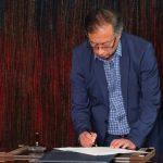 Petro sanciona ley que desaparece la Economía Naranja del Gobierno Duque Foto Andrea Puentes / Presidencia