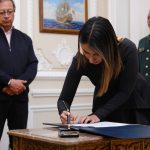 Petro posesionó a Laura Sarabia como directora de Prosperidad Social.Foto Andrea Puentes,Presidencia