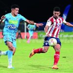 Jaguares y Junior empataron sin goles (0-0) en el estadio Jaraguay de Montería. Los de Arturo Reyes comienzan a alejarse del grupo de los ocho,.Foto Dimayor