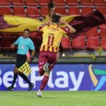 Facundo Bone celebra gol del triunfo 2.0 del Tolima ante Boyacá Chicó / Twitter: @cdtolima.