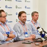 Hernán Mauricio Romero, Jesús García Y Carlos Bojacá en rueda de Prensa