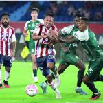Junior de Barranquilla venció 3-2 al Deportivo Cali en el estadio Metropolitano de Barranquilla y se reencontró con la victoria tras cuatro partidos. Foto Dimayor