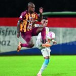 Deportes Tolima se quedó con la victoria en su visita a Jaguares (0-1) en el estadio Jaraguay. Foto Dimayor