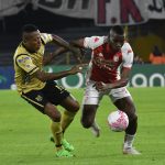 Águilas Doradas goleó 0-5 a Independiente Santa Fe.Foto Dimayor