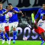 Millonarios empató 1-1 con Unión Magdalena por la fecha 15 de la liga Betplay. El encuentro se desarrolló como se esperaba, un Millos bastante dominante y un Unión metido atrás esperando para contraatacar. Foto Dimayor