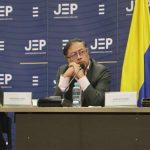 Visita del presidente electo Gustavo Petro a la JEP