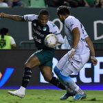 El paraguayo Gustavo Adrián Ramírez acercó al Deportivo Cali a los cuadrangulares finales, marcó un doblete para la crucial victoria del equipo vallecaucano por 2-0 frente a Jaguares de Córdoba. Foto Dimayor