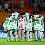 Atlético Nacional se impuso por 2-0 a Alianza Petrolera en la jornada 19 de la Liga Colombiana 2023-II, los Verdolagas llegaron a 33 puntos en el cuarto lugar y en la última jornada buscarán terminar segundos para obtener la ventaja deportiva que da ser cabeza de serie. Foto Dimayor