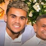 Lucho Díaz y su Padre Manuel. Foto: Instagram @cilenismarulandamolina