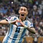 El delantero argentino Ángel Di María