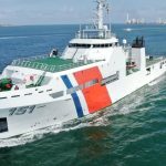 primer buque de investigación científica marina construido en Colombia, el ARC “Simón Bolívar” que, este jueves 14 de diciembre, zarpará desde Buenaventura para cumplir con la X Expedición de Colombia hacia la Antártica 2023-2024.