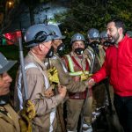 El alcalde Carlos Fernando Galán estuvo en la carrera 7ª con calle 155 en la localidad de Usaquén. Foto: Alcaldía de Bogotá