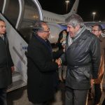 Gustavo Petro en Roma. Foto Presidencia