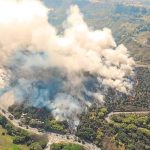 * Emergencias por incendios viven en Santander. Foto elm Frente