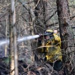 Incendios en los cerros Orientales de Bogotá