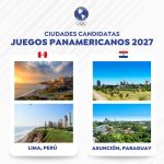 Ciudades Candidatas para ser sedes de los Juegos panamericanos 2027