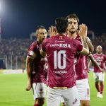 Jugadores del Deportes Tolima celebran el triunfo  2-0  ante Millonarios. Foto Deportes Tolima