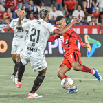 América debió batallar más de la cuenta en el estadio Pascual Guerrero para derrotar 1-0 a Patriotas, en juego por la cuarta fecha de la Liga.Foto América de Cali