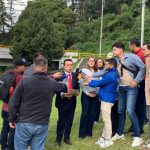 En rueda de prensa, el director del IDU, Orlando Molano, informó que la decisión no afecta el desarrollo del tramo norte del Corredor Verde, que va desde la calle 99 a la calle 200 y que ya se encuentra contratado. Foto Prensa IDU