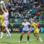 Independiente Santa Fe ratificó su buen momento al derrotar este domingo 3 de marzo a Alianza F.C con marcador de 1-0 en partido de la fecha 10 de la Liga BetPlay que se disputó en el estadio Armando Maestre Pavajeu de Valledupar.Foto Dimayor
