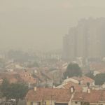 Fuerte cortina de humo en Bogotá