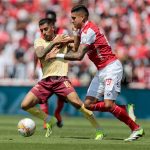 Yeison Guzmán y Hugo Rodallega marcaron los goles del encuentro, que se vio empañado por los desmanes en la tribuna norte. Foto Dimayor
