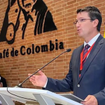 EL GERENTE de la Federación Nacional de Cafeteros, Germán Bahamón. Foto Fedecafé