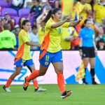 Un golazo de Catalina Usme definió el triunfo de Colombia sobre México..Foto FCF