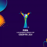 El Logo oficial de la Copa Mundial Femenina Sub-20 inspirado en el río Caño Cristales se desvela antes del torneo, que se celebrará en Colombia del 31 de agosto al 22 de septiembre.