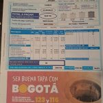 Recibo del Acueducto de Bogota