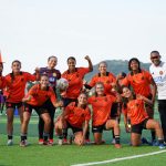 Este miércoles 1 de mayo, la Selección Colombia Femenina Sub 20 tuvo su último entrenamiento de cara al encuentro ante Argentina por la cuarta fecha del CONMEBOL Sudamericano de la categoría.  Fotp FCF