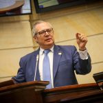 El presidente del Congreso Iván Name,se sostuvo en la “rectitud de sus actos” y dijo que responderá ante la Corte Suprema. Foto Prensa del Congreso