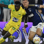 Atlético Bucaramanga sorprendió y le ganó 1-0 a Millonarios en la tercera fecha del Grupo A de los cuadrangulares de la Liga de Colombia. Así, la zona quedó muy apretada. Foto Dimayor