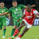 Hugo Rodallega selló el triunfo Cardenal con un golazo en el segundo tiempo.Foto Dimayor