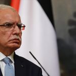 Ministro de Relaciones Exteriores palestino, Riyad al-Maliki,Foto Sefa Karacan - Agencia Anadolu