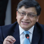 Rueda de prensa con el presidente de la Corte Constitucional, magistrado José Fernando Reyes Cuartas y el vicepresidente de la Corte Constitucional, Jorge Enrique Ibáñez.