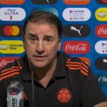 Rueda de prensa de Colombia, previo al juego ante Brasil