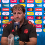 Rueda de prensa de Selección Colombia previo al partido con Uruguay, en Copa América
