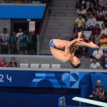 El colombiano Luis Felipe Uribe obtuvo su cupo a las semifinales de los clavados en la modalidad de trampolín 3 metros, Fotos COC