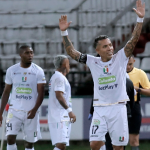Once Caldas  sumó tres puntos y sigue en la zona alta de la Liga.Foto Dimayor