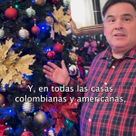 ¡Felices fiestas! Desea el encargado de negocios de EE. UU. en Colombia Francisco L. Palmieri,