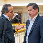 El director de Planeación Nacional, Alexander López, aseguró que el decreto de aplazamiento por 12 billones de pesos sería emitido este miércoles. Foto: Presidencia