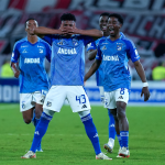 Millonarios venció 2-0 a Independiente Santa Fe en el partido adelantado de la fecha 17 de la Liga BetPlay I-2025. El encuentro se disputó en el estadio Nemesio Camacho el Campín. Foto DIMAYOR