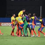 La selección Colombia sub 17 derrotó a Perú por 3-1 en el Sudamericano de la categoría, no por 31-1 como mencionaste. Este partido se jugó el 29 de marzo de 2025 en el estadio Jaraguay de Montería, Colombia.