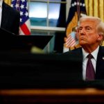 En medio de malas notas, el presidente de Estados Unidos, Donald Trump, dió hoy un mitin en Michigan (Medio Oeste), cuando se cumplen los primeros 100 días de su regreso por segunda vez a la Casa Blanca.